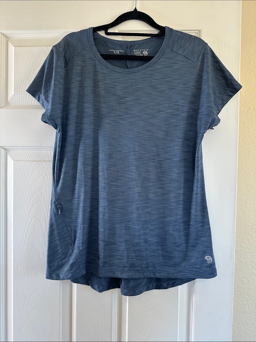Mountain Hardwear Women's Slate Blue Short Sleeve Performance Tee